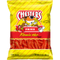 Chester's Fries Flamin' Hot Flavored Corn Snacks - 3.13 Ounce
