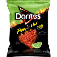 Doritos Flamin' Hot Limon Flavored Tortilla Chips - 2.63 Ounce
