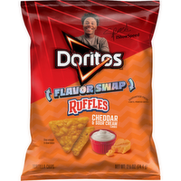 Doritos Ruffles Cheddar & Sour Cream Flavored Tortilla Chips - 2.63 Ounce