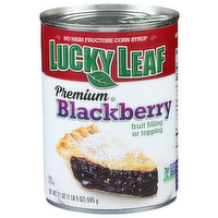 Lucky Leaf Blackberry Premium Fruit Filling Or Topping - 21 Ounce