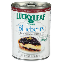 Lucky Leaf Blueberry Premium Fruit Filling Or Topping - 21 Ounce