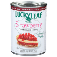 Lucky Leaf Strawberry Premium Fruit Filling Or Topping - 21 Ounce