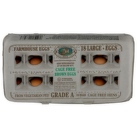 Farmhouse Eggs Cage Free Brown - 18 Count
