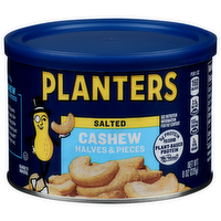 Planters Salted Halves & Pieces Cashew - 8 Ounce