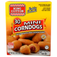 King Cotton Mini Corndogs - 0.67 Ounce - 30 Count