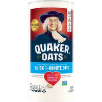 Quaker Whole Grain Rolled Oats Quick 1-Minute Regular - 42 Ounce