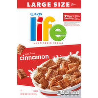 Quaker Life Multigrain Cereal Cinnamon - 18 Ounce - 1 Count
