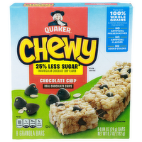 Quaker Chewy Chocolate Chip Granola Bars - 0.838 Ounce - 8 Count