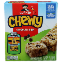 Quaker Chewy Chocolate Chip Granola Bars - 0.838 Ounce - 8 Count