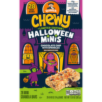 Quaker Chewy Halloween Minis Mini Granola Bars Chocolate Chip - 13.8 Ounce