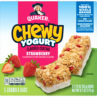 Quaker Chewy Yogurt Granola Bars Strawberry - 6.1 Ounce