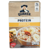 Quaker Banana Nut Instant Oatmeal Protein - 2.15 Ounce - 6 Count