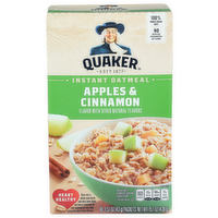 Quaker Apples & Cinnamon Instant Oatmeal - 1.51 Ounce - 10 Count