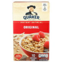 Quaker Original Instant Oatmeal - 0.98 Ounce - 10 Count