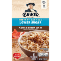 Quaker Instant Oatmeal Maple & Brown Sugar - 9.5 Ounce