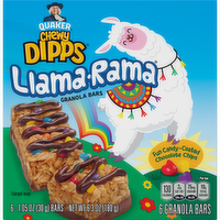 Quaker Chewy Dipps Granola Bars Llama-Rama - 6.3 Ounce