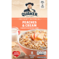Quaker Instant Oatmeal Peaches & Cream - 240 Gram