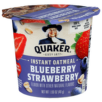 Quaker Blueberry Strawberry Instant Oatmeal - 1.69 Ounce