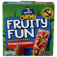 Quaker Chewy Splendid Strawberry Granola Bars Fruity Fun - 0.833 Ounce - 6 Count