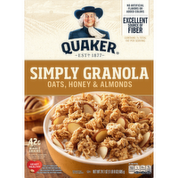 Quaker Simply Granola Oats Honey & Almonds - 24.1 Ounce