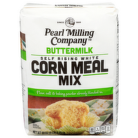 Pearl Milling Company Buttermilk Self Rising White Corn Meal Mix - 80 Ounce
