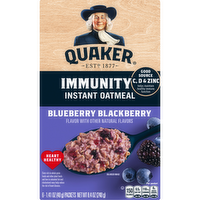Quaker Instant Oatmeal Fruit Fusion Blueberry Blackberry - 8.4 Ounce