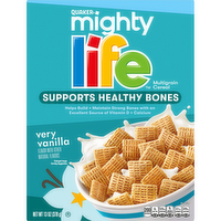 Quaker Mighty Life Multigrain Cereal Supports Healthy Bones Very Vanilla - 13 Ounce