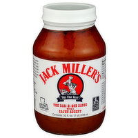 Jack MILLER's Rich Bold Aromatic Cajun Style BBQ Sauce Thick And Chunky - 32 Fluid Ounce
