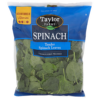 Taylor Farms Tender Spinach Leaves - 9 Ounce