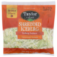Taylor Farms Iceburg Shredded Lettuce - 8 Ounce
