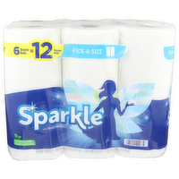 Sparkle Pick-A-Size White Paper Towels - 6 Count