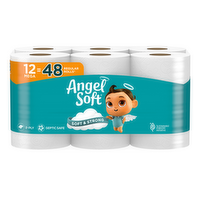 Angel Soft Unscented Bathroom Tissue - 12 Count