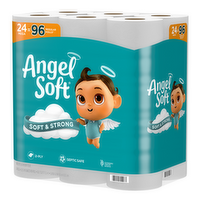 Angel Soft Tissue ® Toilet Paper, 24 Mega Rolls - 7680 Count