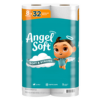 Angel Soft Tissue Toilet Paper, 8 Mega Rolls - 2560 Count