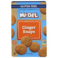 Mi-Del Ginger Snaps Gluten Free Na In Calif Swedish Style - 8 Ounce