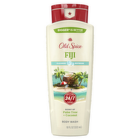 Old Spice Men's Body Wash Fiji With Palm Tree, 24/7 Shower Fresh - 18 Ounce