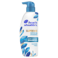 Head & Shoulders Supreme Detox & Hydrate Scalp & Hair Shampoo - 11.8 Fluid Ounce