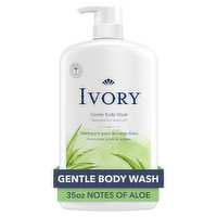 Ivory Aloe Scent Mild & Gentle Body Wash - 1.03 Liter
