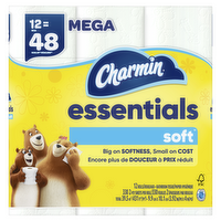 Charmin Soft Essentials Bathroom Tissue - 12 Count