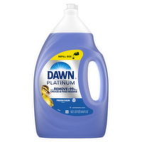 Dawn Platinum Dish Soap Liquid, Dishwashing Grease Removal, Fresh Rain - 54.8 Ounce