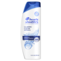Head & Shoulders And Dandruff Shampoo, Anti-Dandruff Treatment, Classic Clean For Daily Use, Paraben Free - 12.5 Ounce