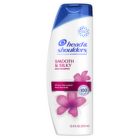 Head & Shoulders And Dandruff Shampoo, Anti-Dandruff Treatment, Smooth Silky For Daily Use, Paraben Free - 12.5 Ounce