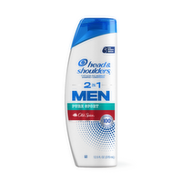 Head & Shoulders And Mens 1 Dandruff Shampoo Conditioner, Anti-Dandruff Treatment, Old Spice Pure Sport For Daily Use, Paraben Free - 12.5 Ounce