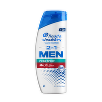 Head & Shoulders And Mens 1 Dandruff Shampoo Conditioner, Anti-Dandruff Treatment, Old Spice Pure Sport For Daily Use, Paraben Free - 20.7 Ounce