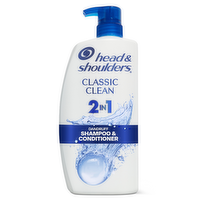 Head & Shoulders Classic Clean 2 In 1 Anti-Dandruff Shampoo & Conditioner - 28.2 Ounce