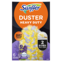 Swiffer Dusters Heavy Duty Multi-Surface Duster Refills For Cleaning, Lavender - 6 Count