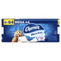 Charmin Ultra Soft Toilet Paper 16 Mega Rolls, 224 Sheets Per Roll - 16 Count