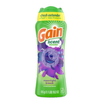 Gain In-Wash Laundry Scent Booster, Moonlight Breeze Fresh Extender + Odor Protection - 18.2 Ounce
