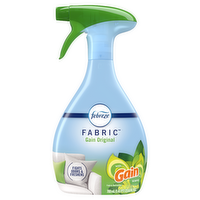 Febreze Fabric Spray Air Freshener, Odor-Fighting Refresher, Gain Original Scent - 23.6 Ounce