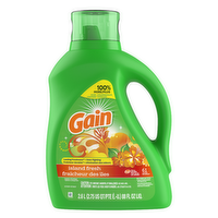 Gain Liquid Laundry Detergent, Island Fresh Scent, 61 Loads, Freshness + Odor Fighting, Soap, He Compatible - 88 Ounce